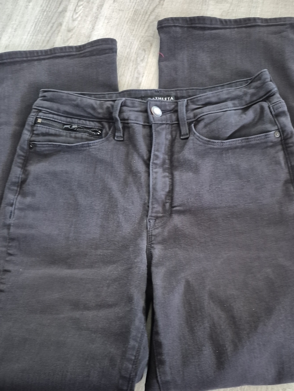Athleta Women's Dark Gray Straight Leg Jeans